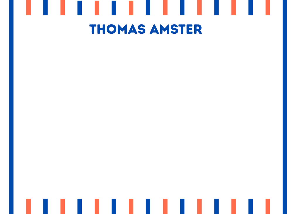 Stripes: Stationery