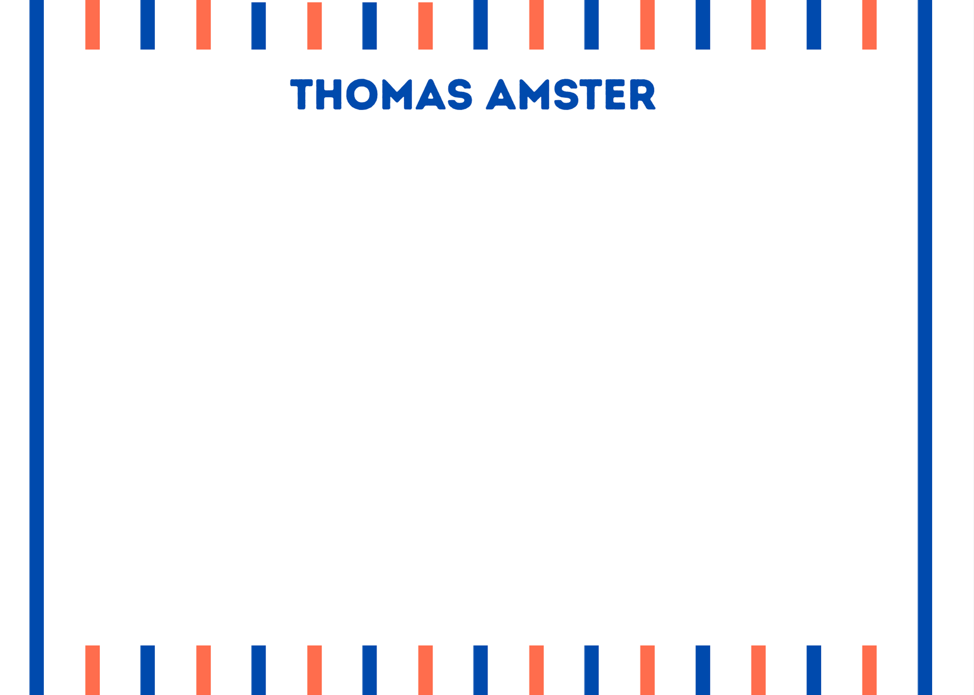 Stripes: Stationery