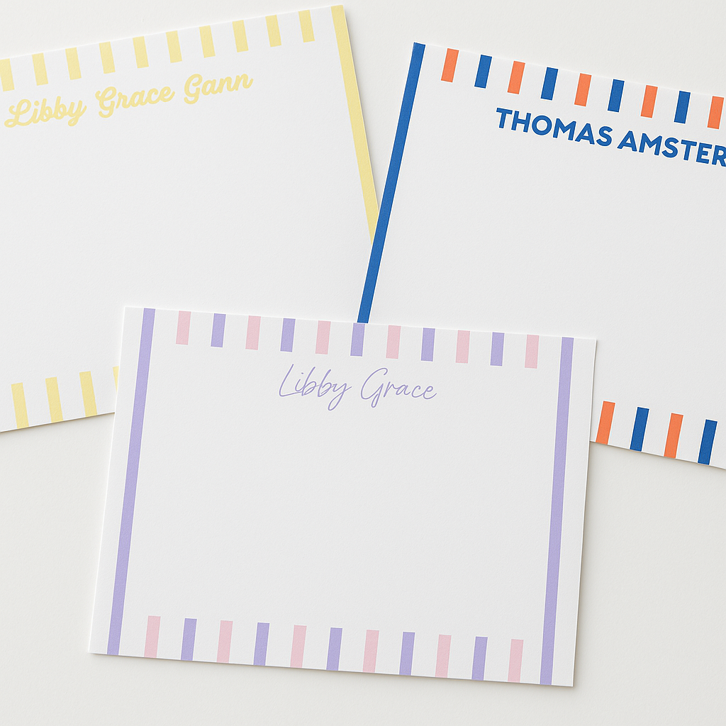 Stripes: Stationery