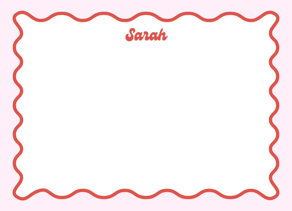 Wavy: Stationery