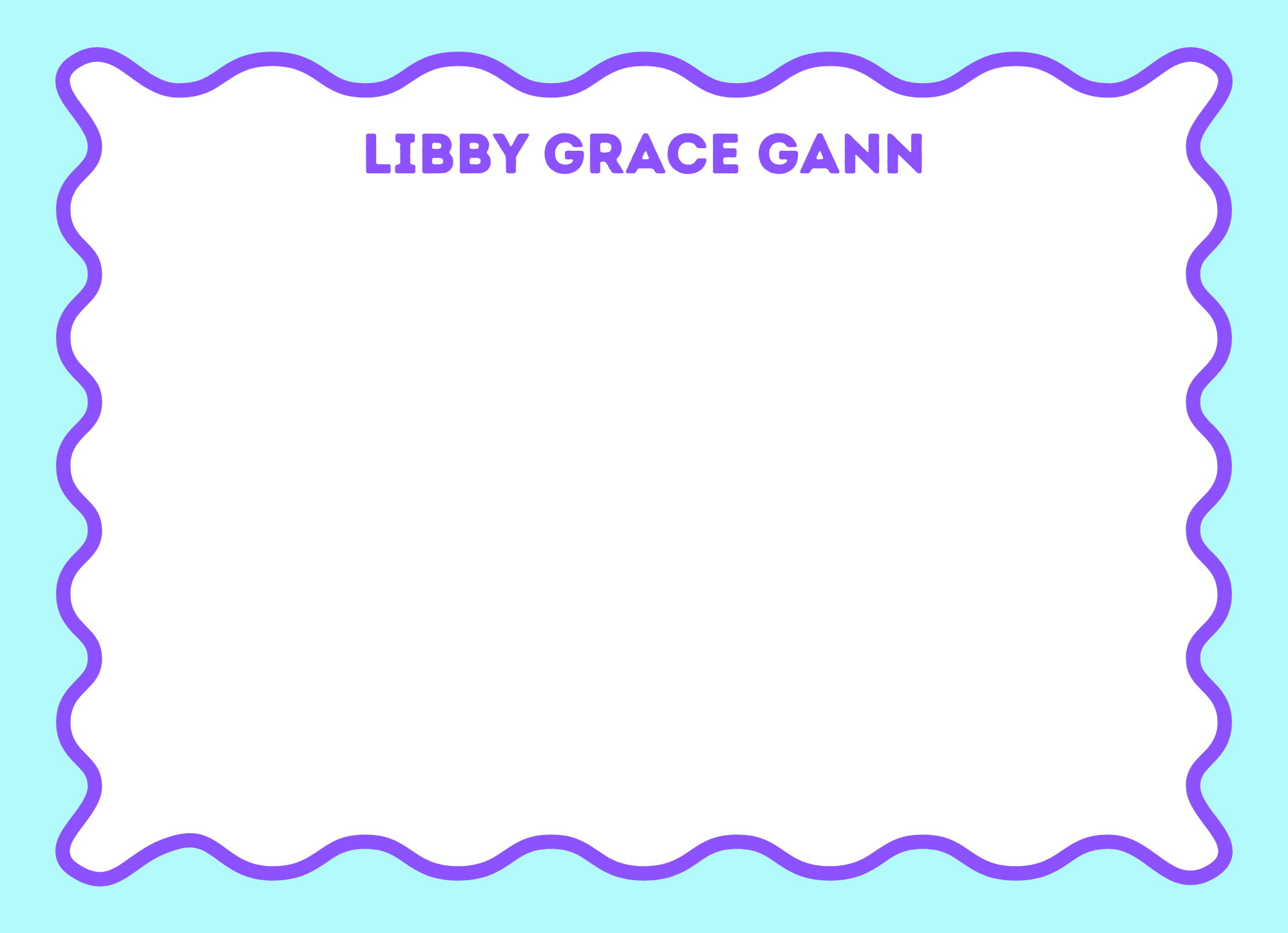 Wavy: Stationery