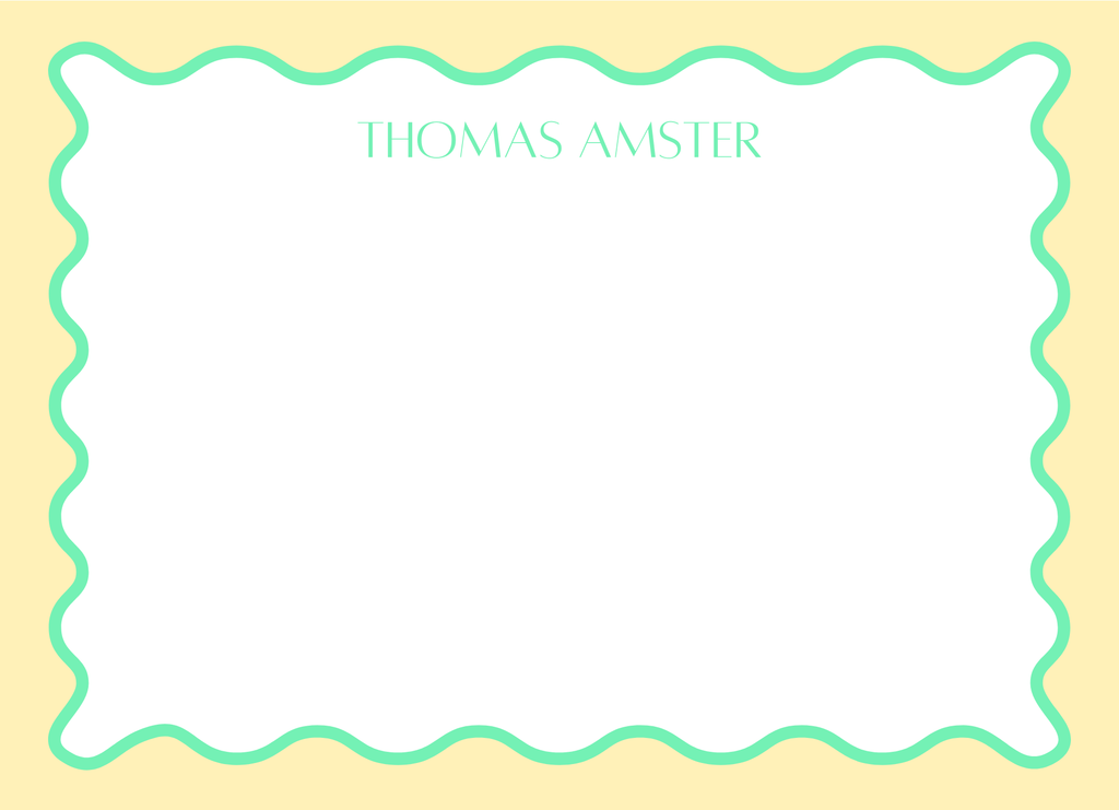 Wavy: Stationery