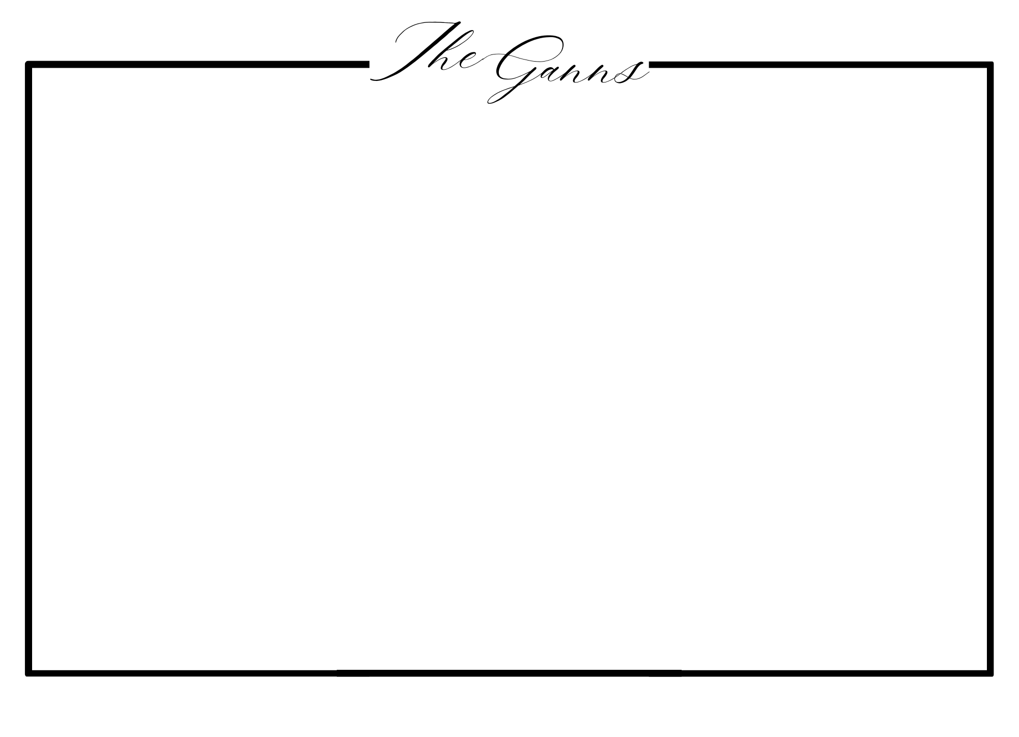 Classic: Stationery